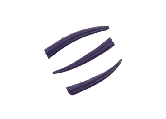 Dentalium Shell Ridged 30g/apx.100pcs 0.5in to 1in Purple Oil Painted/water Resistant
