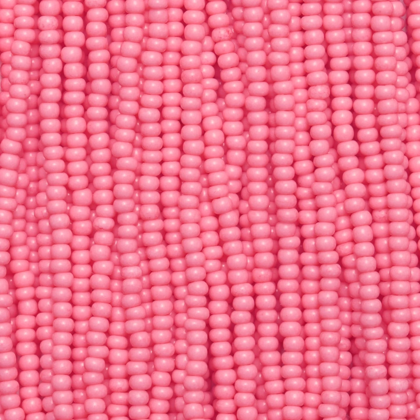 Czech Seed Beads, 11/0 – Solgel Chalk Pink (strung)