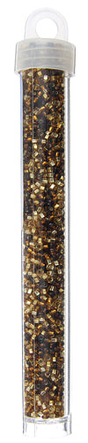 Czech Seed Bead Apx 22g Vial 10/0 Topaz Mix S/l