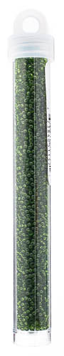 MIYUKI SEED BEAD 11/0 OLIVE TRANSPARENT