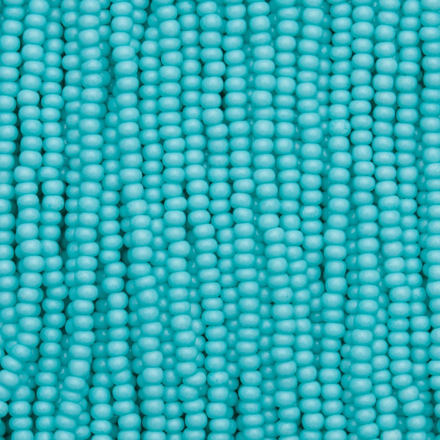 Czech Seed Beads, 11/0 – Solgel Chalk Blue Green (strung)