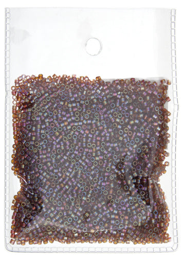 MIYUKI DELICA 11/0 AMBER TRANSPARENT AB DB-170