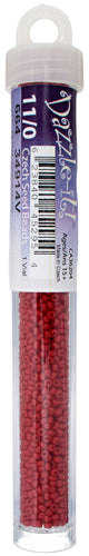 CZECH SEED BEAD 11/0 OPAQUE DARK RED
