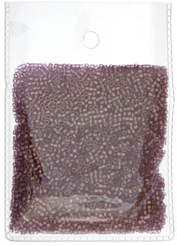 MIYUKI DELICA 15/0 RD AMETHYST TRANSPARENT GOLD LUSTER DB-108