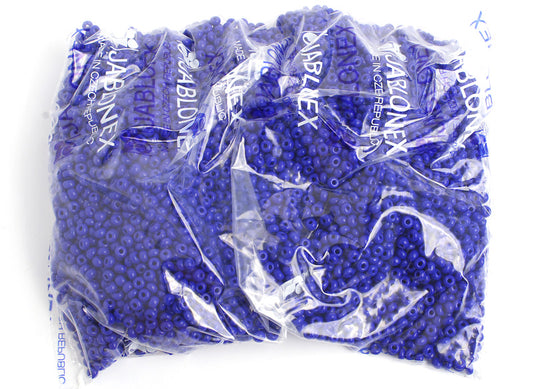 Czech Seed Bead/pony Bead 6/0 Opaque Royal Blue 500g