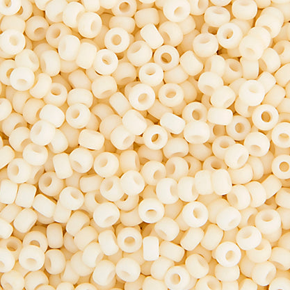 MIYUKI SEED BEAD 11/0 CREAM OPAQUE MATTE