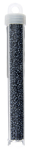 Czech Seed Bead Apx 22g Vial 10/0 Metallic Gunmetal