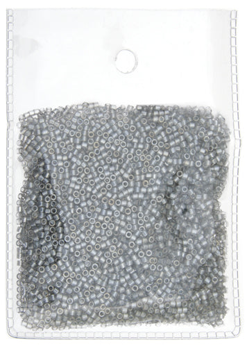 MIYUKI DELICA 11/0 SILVER GREY GOLD LUSTER