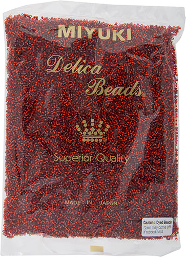 MIYUKI DELICA 11/0 RUBY RED S/L DYED DB-603