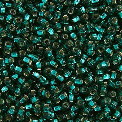 Czech Seed Bead Apx 22g Vial 10/0 S/l Teal Green
