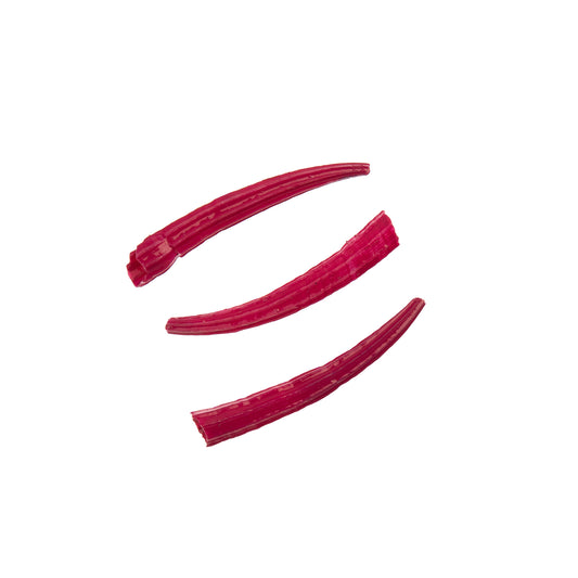 Dentalium Shell Ridged 30g/apx.100pcs 0.5in to 1in Fuchsia Oil Painted/water Resistant