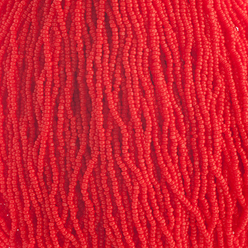 Czech Seed Beads 15/0 Cut Apx100g Opaque Light Red