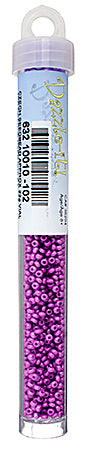 Czech Seed Bead Apx 22g Vial 10/0 Opaque Dyed Violet