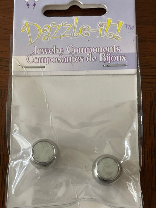 Magnetic Clasp - Ball 18x11.5mm Silver Lf/nf