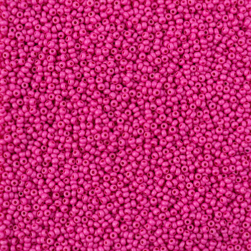 CZECH SEED BEAD 11/0 TERRA INTENSIVE PINK MATT