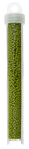 Czech Seed Bead Apx 22g Vial 10/0 Opaque Olive Green