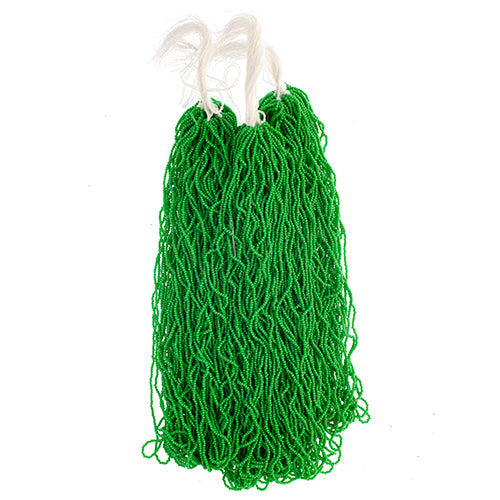 CZECH SEED BEADS 15/0 CUT APX100G OPAQUE MEDIUM GREEN