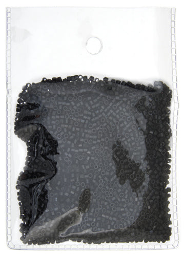 DELICA 11/0 CUT OPAQUE BLACK