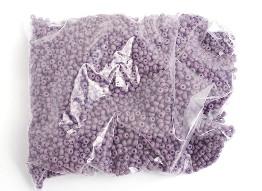 Czech Seed Bead/pony Bead 6/0 Opaque Mauve 500g