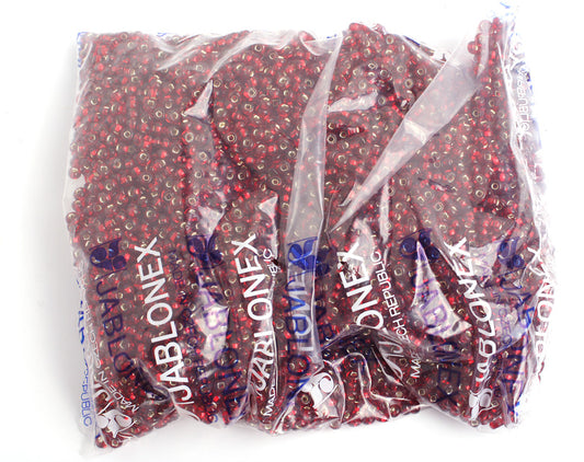 Czech Seed Bead/pony Bead 6/0 S/l Red 500g
