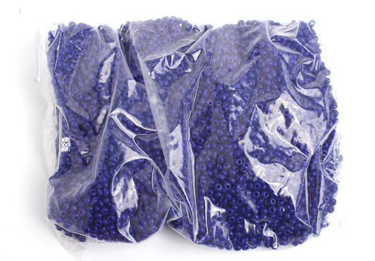 Czech Seed Bead/pony Bead 6/0 Opaque Dark Royal Blue 500g