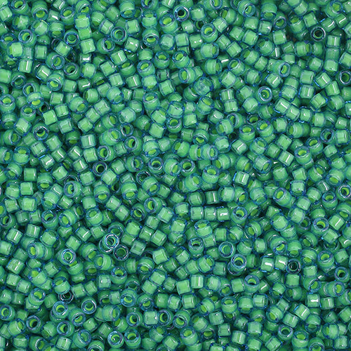 MIYUKI DELICA 11/0 LIGHT TURQUOISE LUMINOUS NEON COLOR