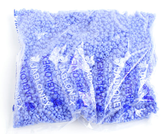 Czech Seed Bead/pony Bead 6/0 Opaque Pale Blue 500g