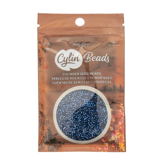 CYLIN BEAD 11/0 25G BAG SAPPHIRE S/L