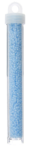 Czech Seed Bead Apx 22g Vial 10/0 Opaque Dyed Iris Blue