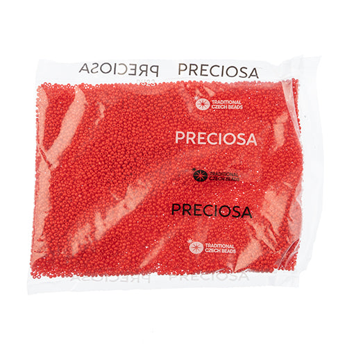 Czech Seed Bead 11/0 Cut Opaque Light Red