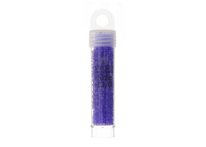 Miyuki Delica 11/0 Morado teñido mate Db-783