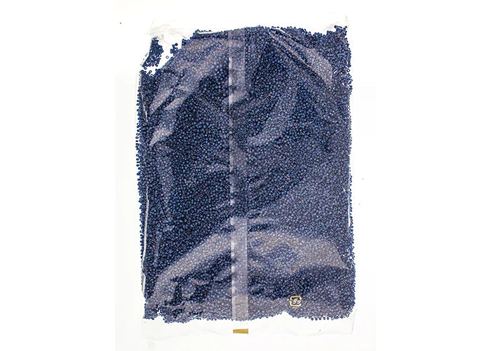 Miyuki Delica 11/0 Frosted Glazed Rainbow Navy Blue Db-2317