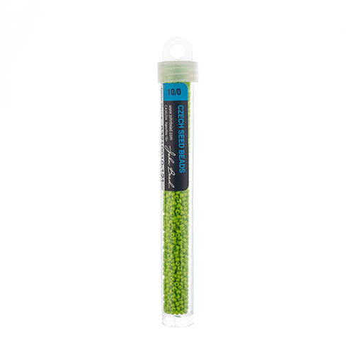 Czech Seed Bead Apx 22g Vial 10/0 Terra Intensive Light Green