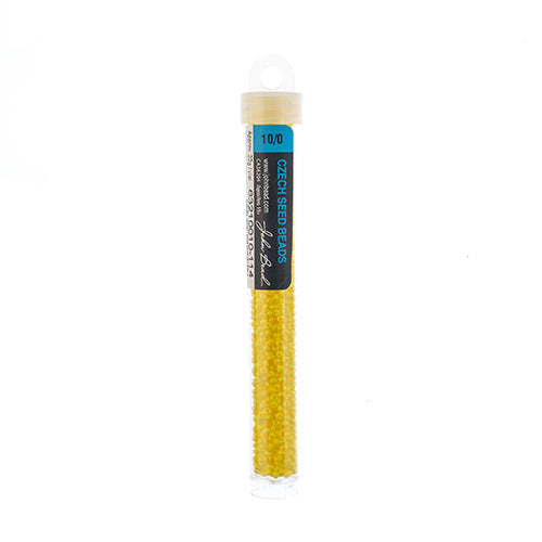 Czech Seed Bead Apx 22g Vial 10/0 Terra Intensive Yellow