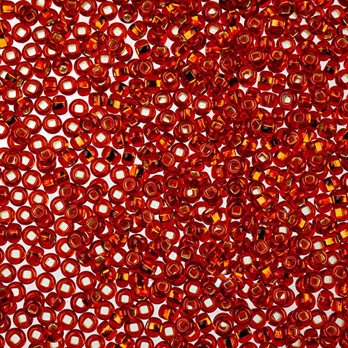 Czech Seed Beads Apx 24g Vial 10/0 Ruby S/l