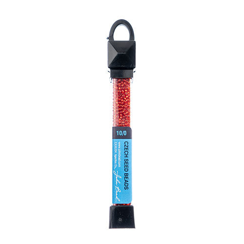Czech Seed Beads Apx 24g Vial 10/0 Ruby S/l