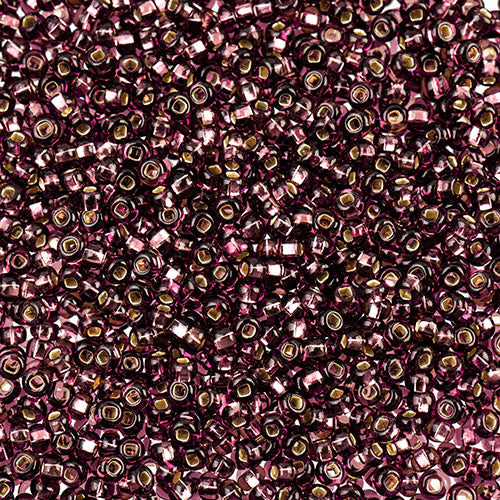 Czech Seed Beads Apx 24g Vial 10/0 Amethyst S/l