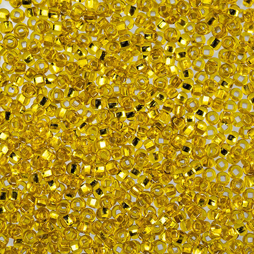 Perlas de semillas checas Apx 24 g Vial 10/0 Amarillo S/l