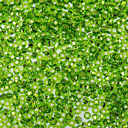 Czech Seed Beads Apx 24g Vial 10/0 Sugarcane Green