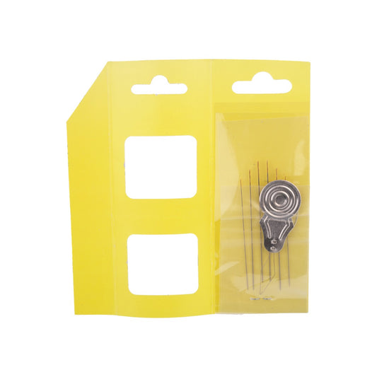 Sharps Gold Eye Beading Needle W/threader Size 10/12