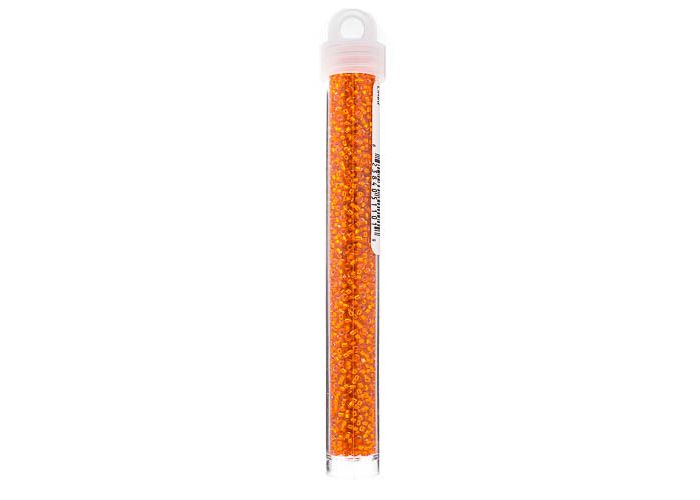 MIYUKI SEED BEAD 11/0 APX.22G ORANGE SILVER LINED