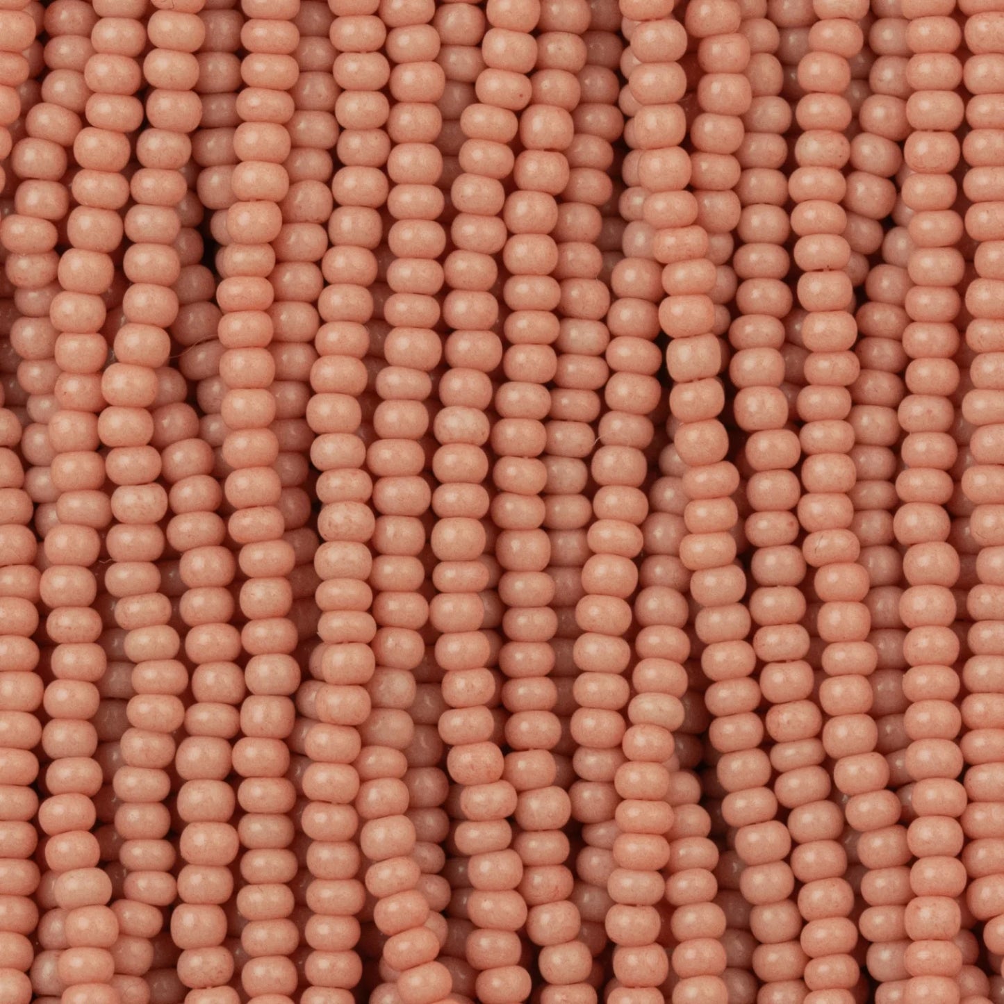 Czech Seed Beads, 11/0 – Opaque Rose Terra (strung)