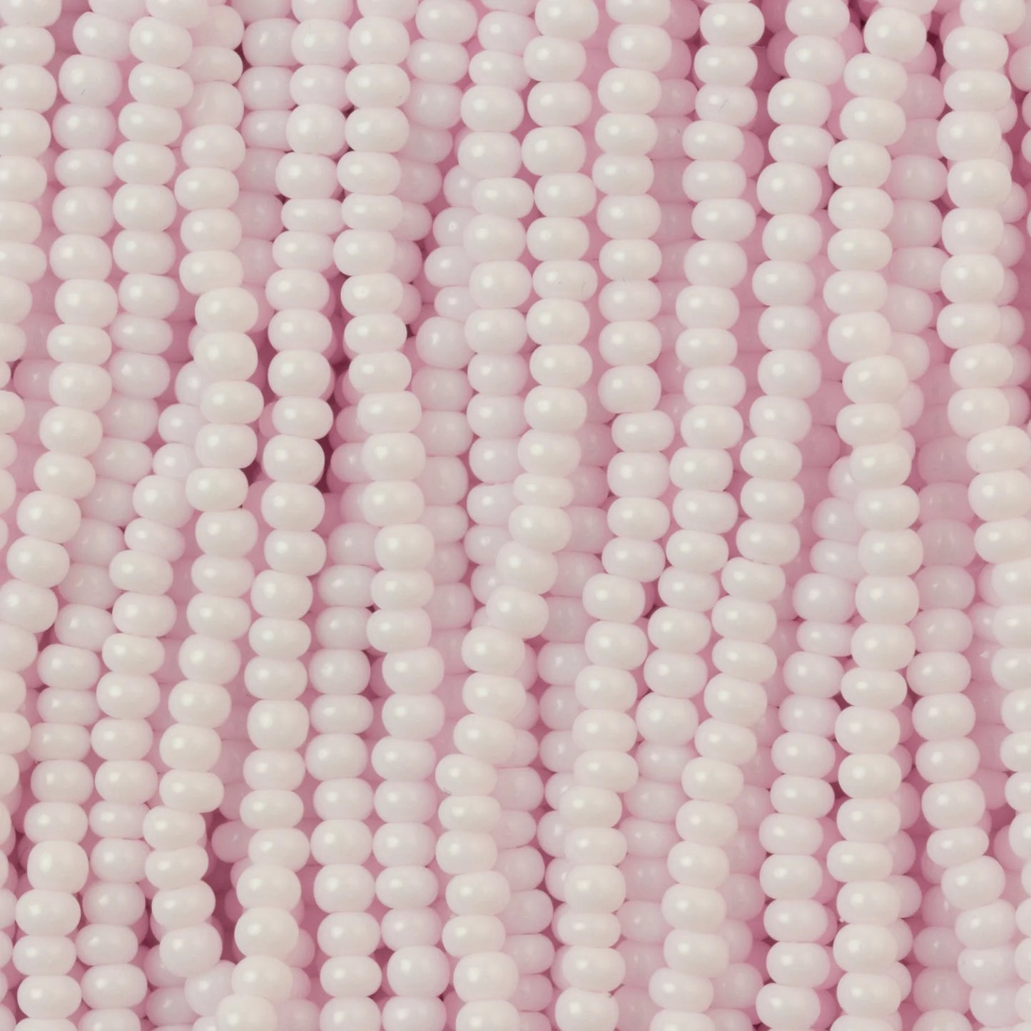 Czech Seed Beads, 11/0 – Opaque Pink (strung)