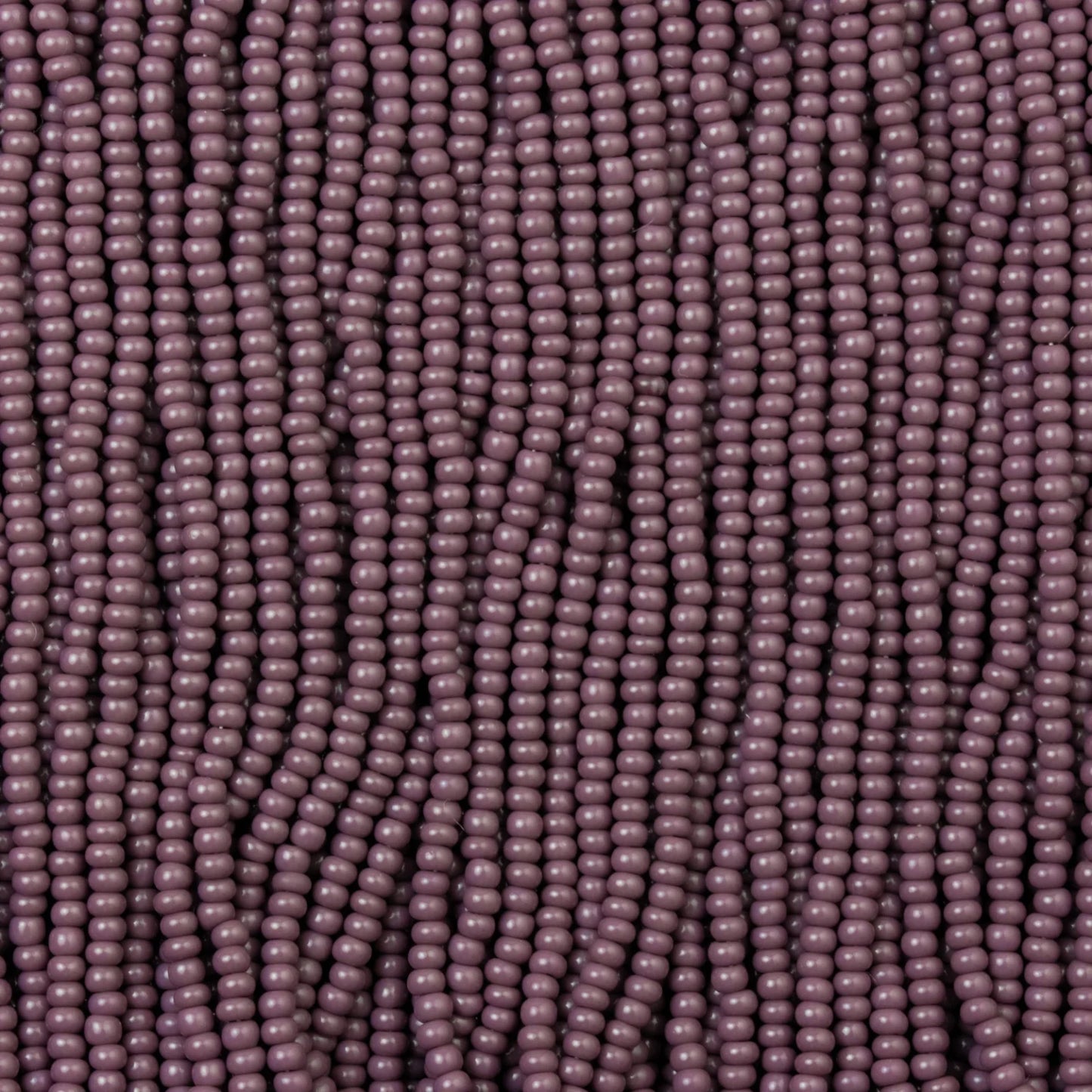 Czech Seed Beads, 11/0 – Opaque Dark Mauve (strung)