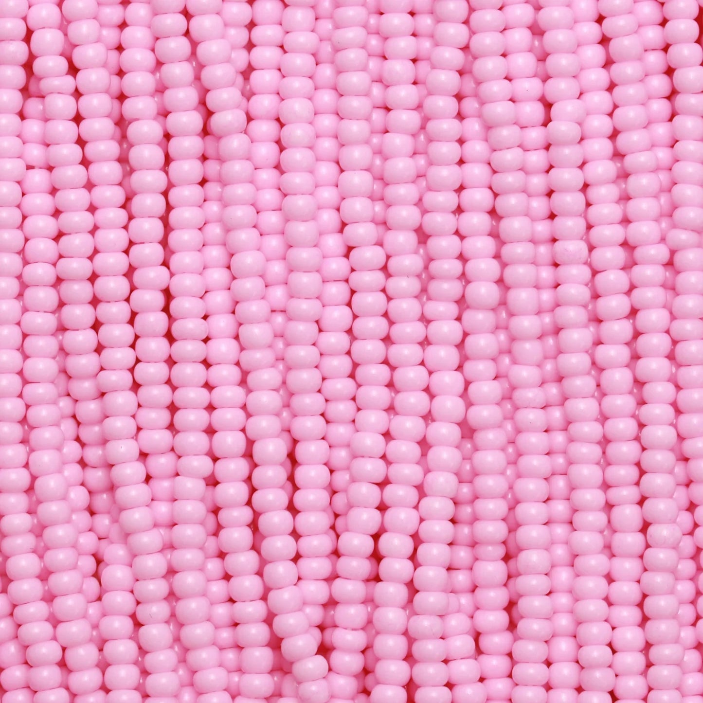 Czech Seed Beads, 11/0 – Solgel Chalk Pink (strung)