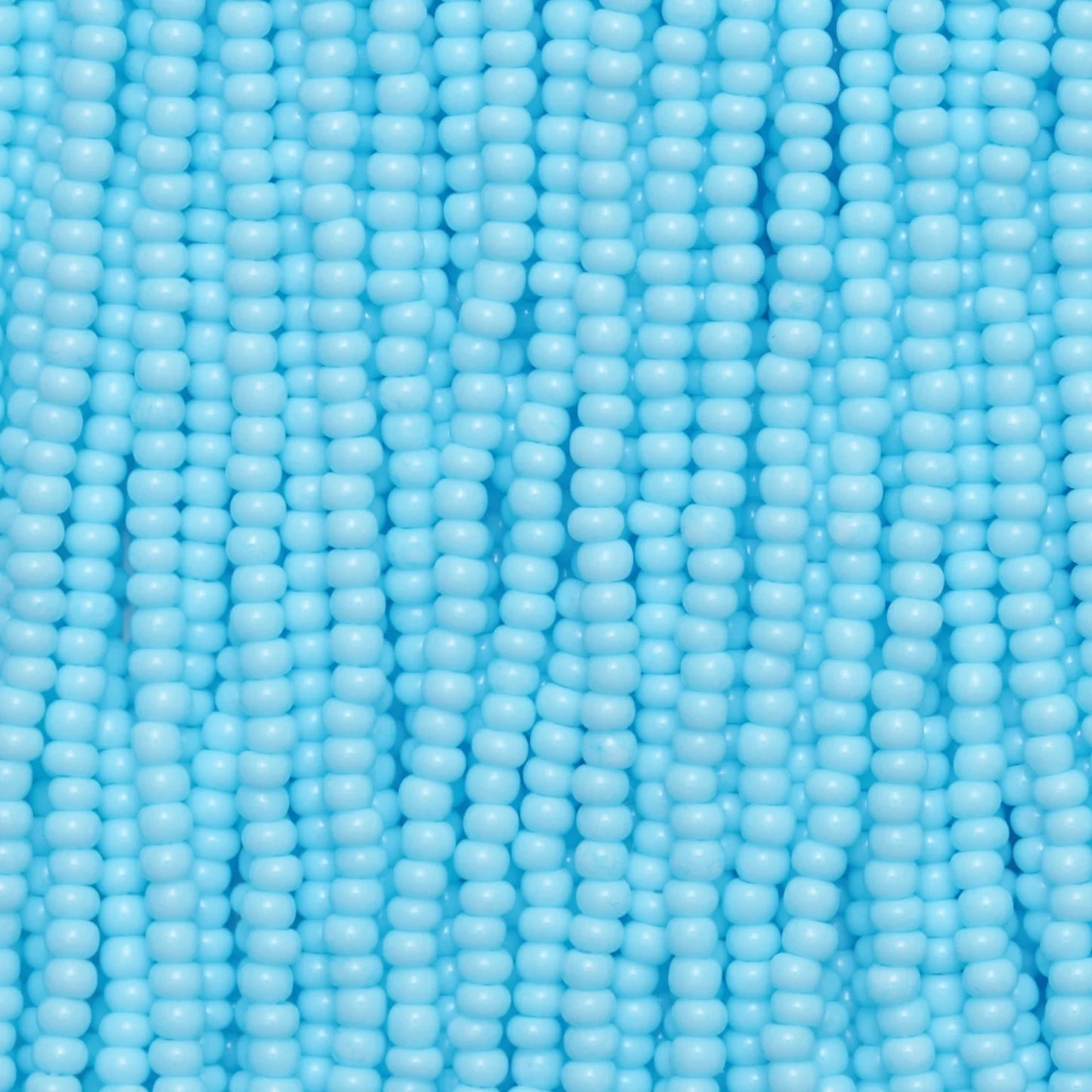 Czech Seed Beads, 11/0 – Solgel Chalk Blue (strung)