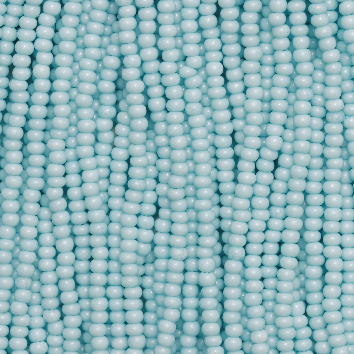 Czech Seed Beads, 11/0 – Solgel Chalk Blue 3 (strung)