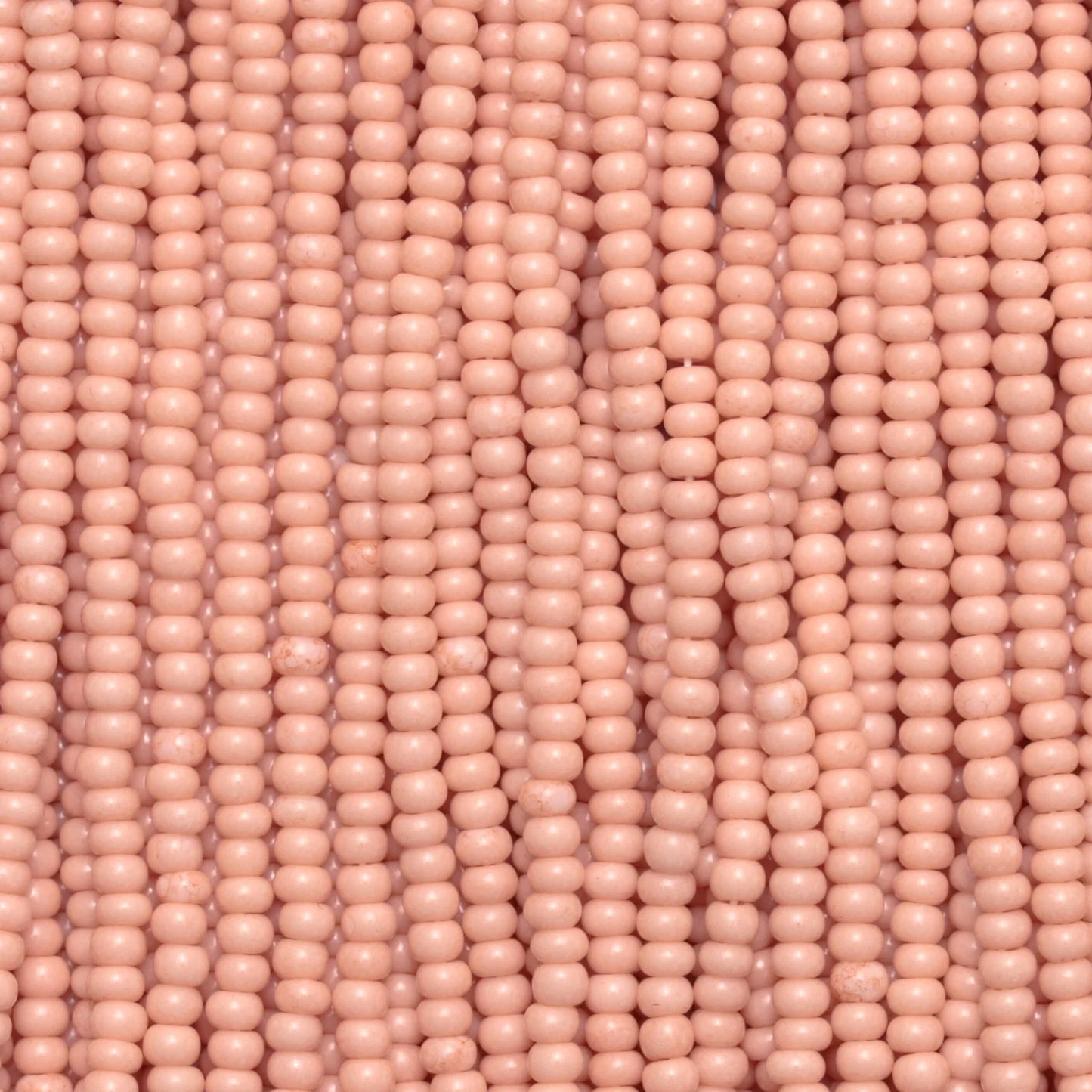 Czech Seed Beads, 11/0 – Solgel Chalk Orange (strung)