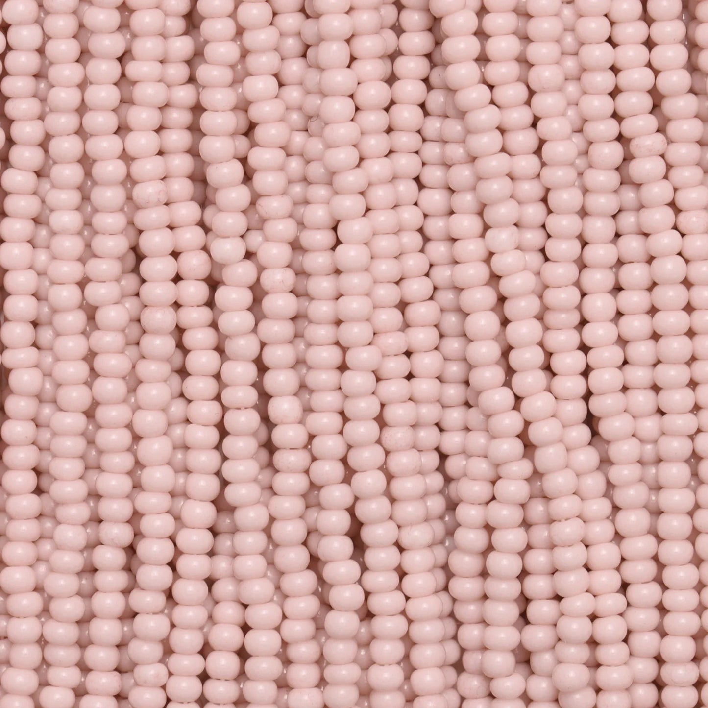 Czech Seed Beads, 11/0 – Solgel Chalk Pink (strung)