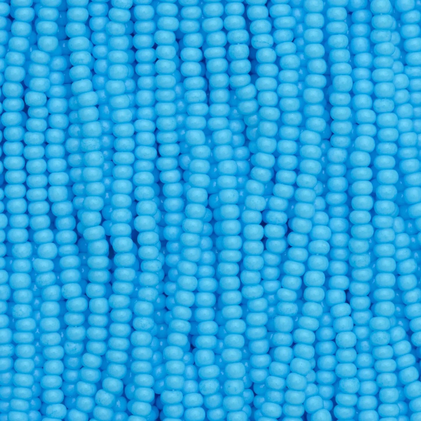Czech Seed Beads, 11/0 – Solgel Chalk Blue- Green (strung)